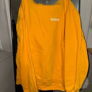 Sisters Yellow Hoodie